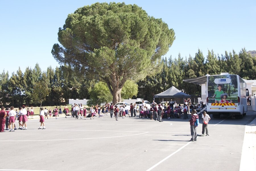 Mobile clinics at school
