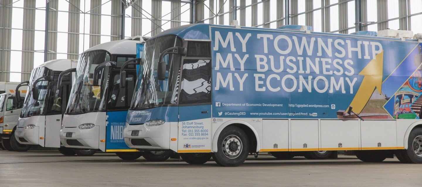 Buses next to each other